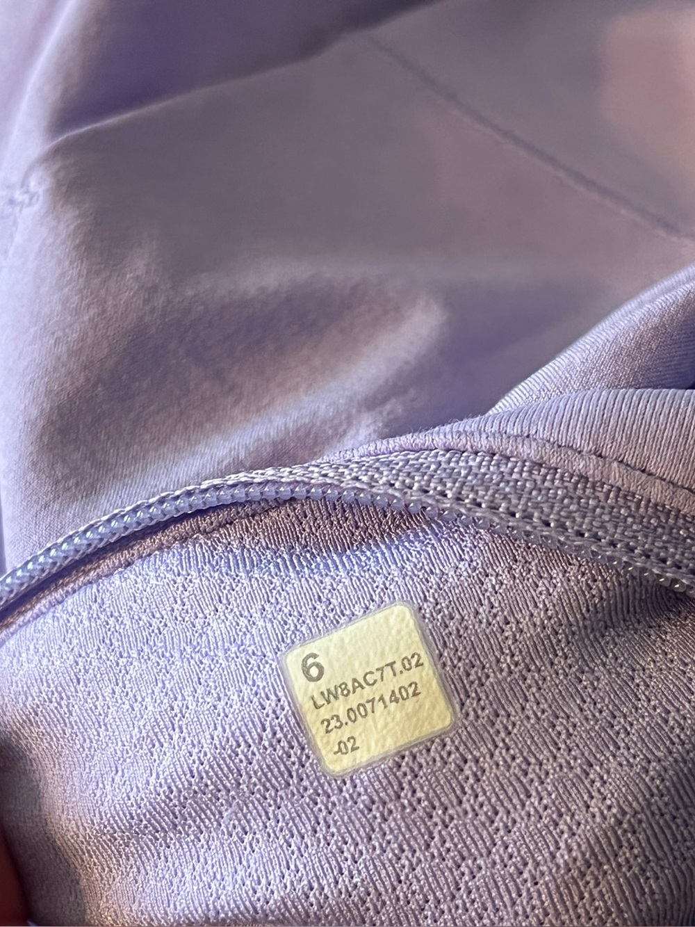 Lululemon pace rival skirt long light purple lilac 6 - Picture 3 of 4